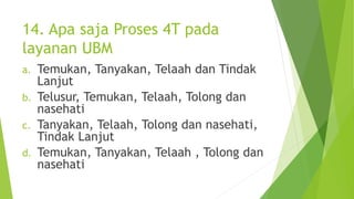soal pre test dan post test materi penwas kader | PPTX