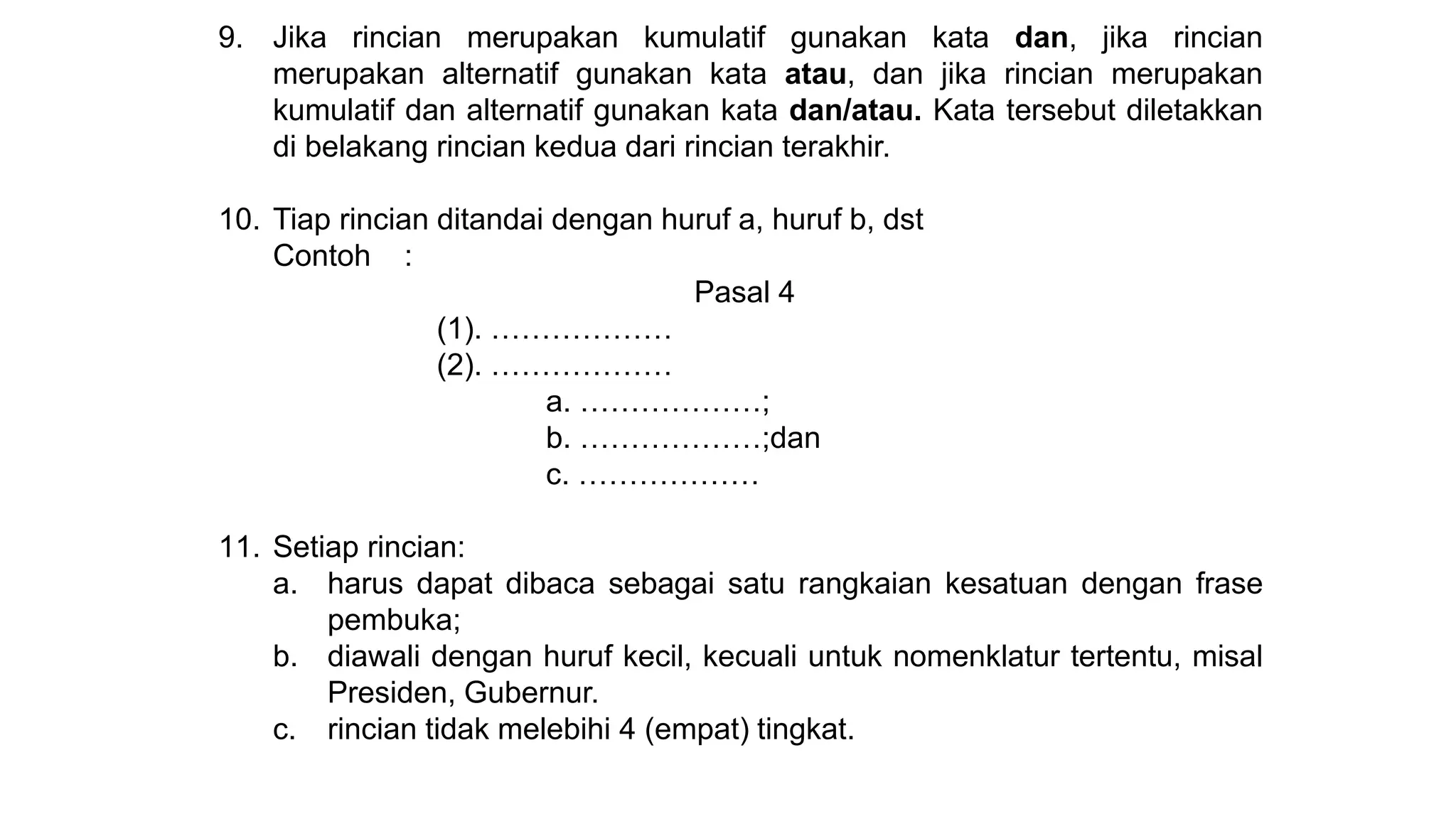 Kata Rincian materi_234_10. Teknik Penyusunan Peraturan Perundang-Undangan (Bagian I ...