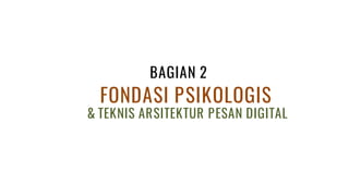 Pesan Digital MATERI 2, PPT, ARSITEKTUR PESAN DIGITAL.pdf