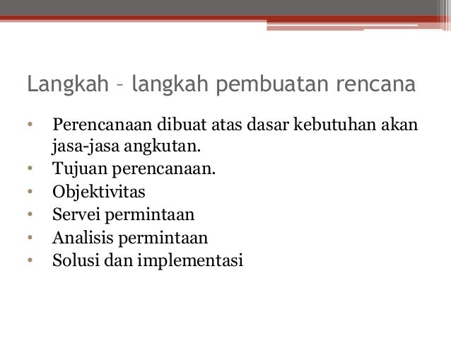 Manajemen Transportasi Materi 3