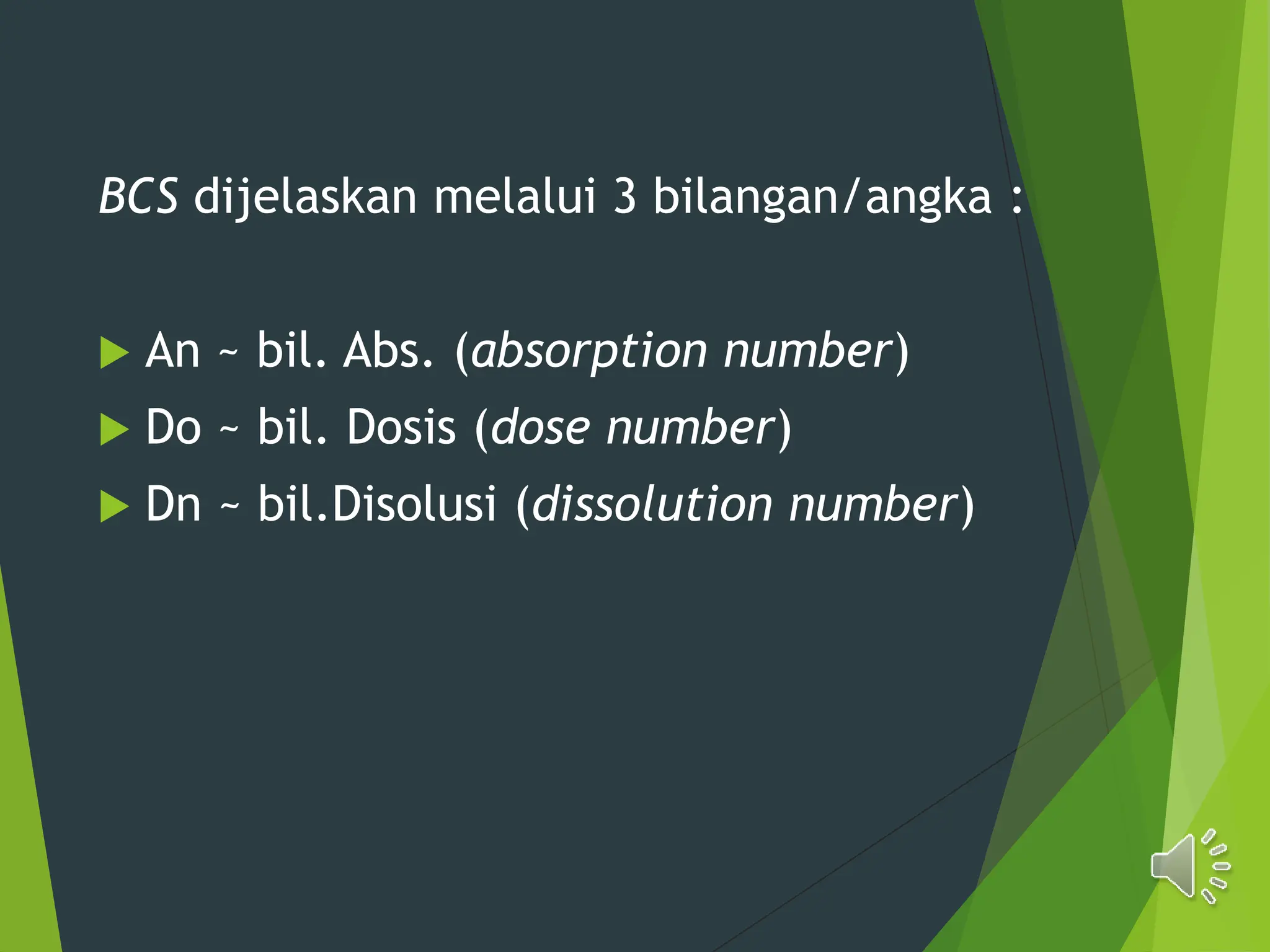 MATERI 3. Sistem Klasifikasi Biofarmasetika (BCS).ppt