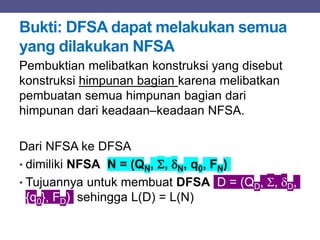 Materi 3 Finite State Automata | PPTX