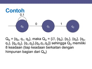 Materi 3 Finite State Automata | PPTX