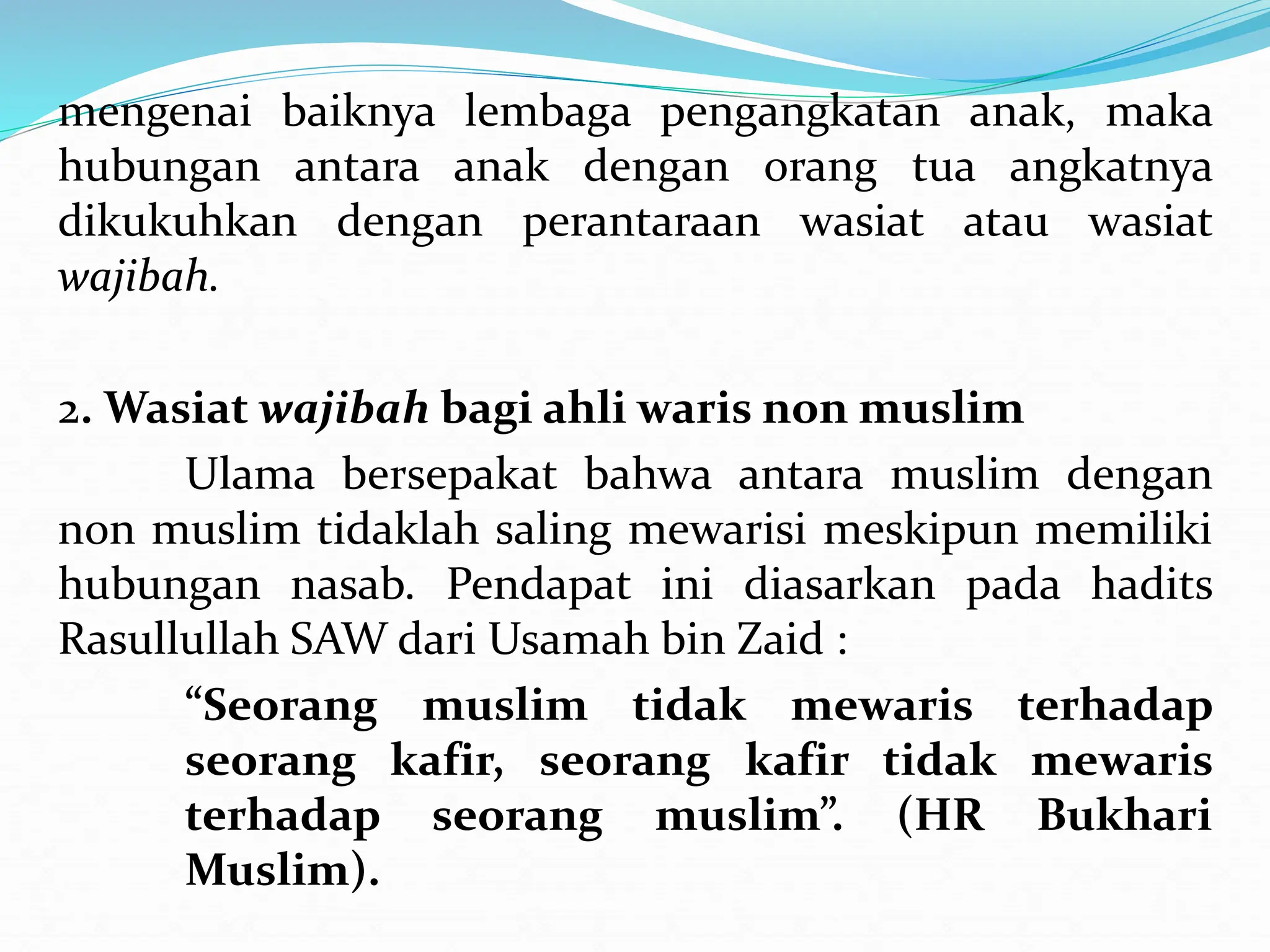 MATERI 3 - HK WARIS ISLAM (2).ppt Silahkan dibaca | PPT