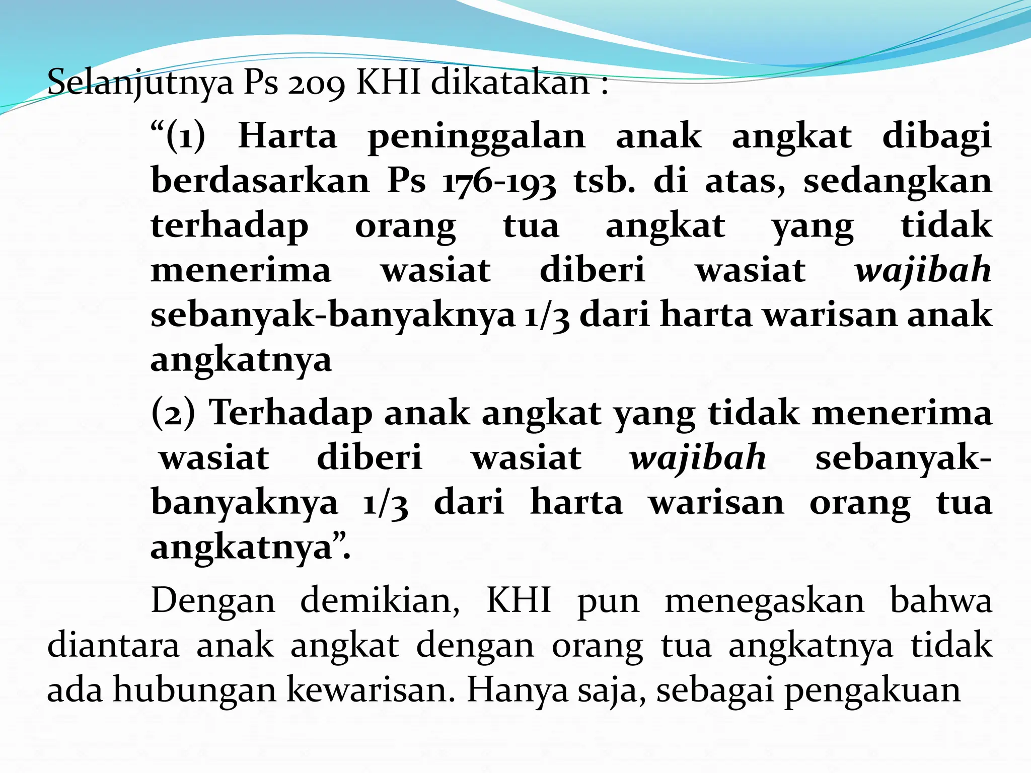 MATERI 3 - HK WARIS ISLAM (2).ppt Silahkan dibaca | PPT