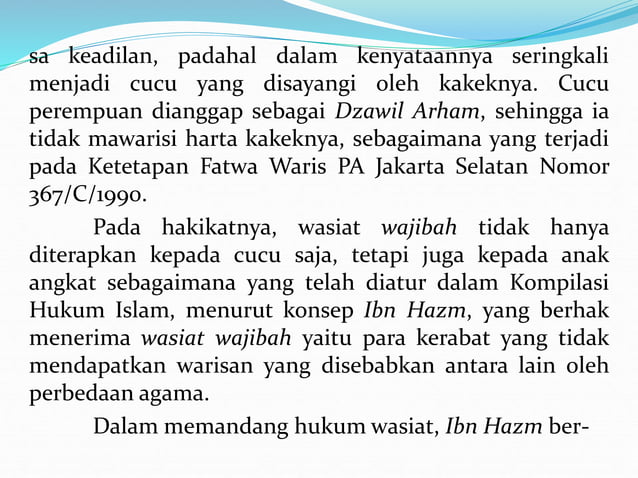 MATERI 3 - HK WARIS ISLAM (2).ppt Silahkan dibaca | PPT