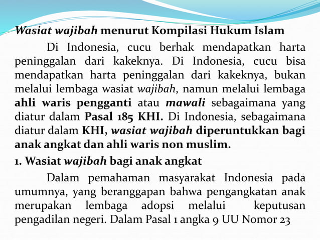 MATERI 3 - HK WARIS ISLAM (2).ppt Silahkan dibaca | PPT