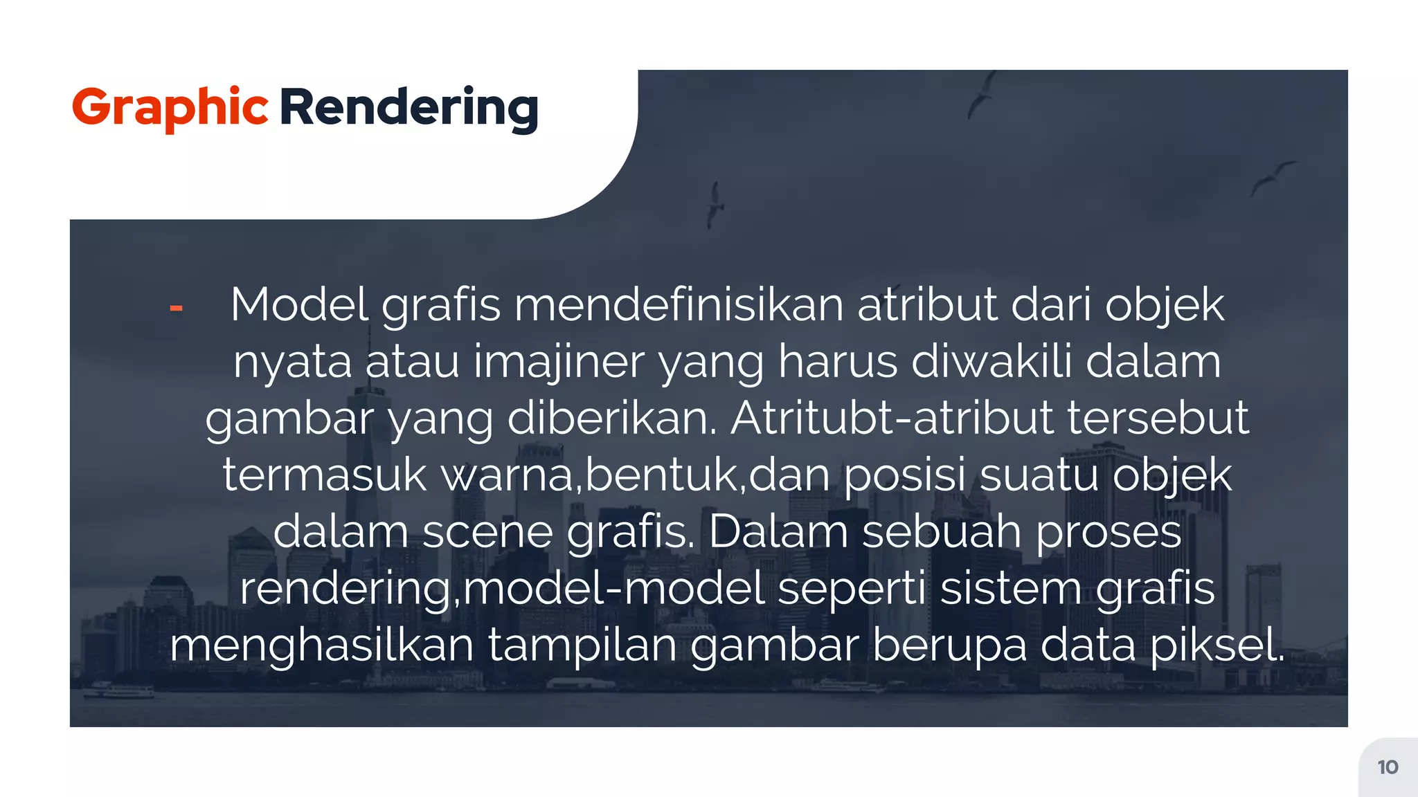 Materi 3 rendering graphic dan game | PPTX
