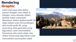 Definisi Rendering Materi 3 rendering graphic dan game | PPTX
