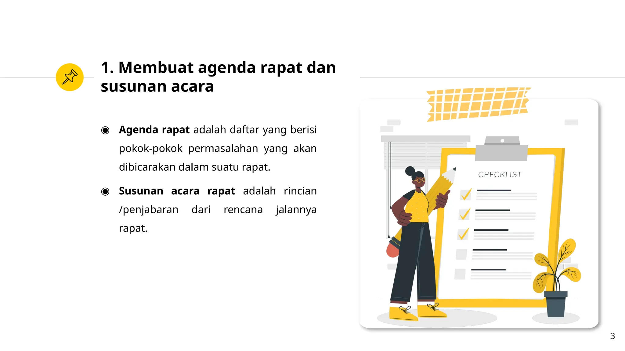 Materi ketiga - Susunan acara (Rundown acara) | PPT