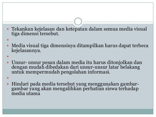 Media Pembelajaran "Tiga dimensi" ppt.