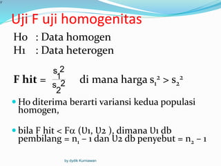 Materi 3 statistika dasar | PPTX