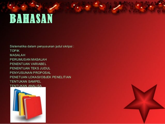Materi 3 # teknik penentuan judul = metodologi riset