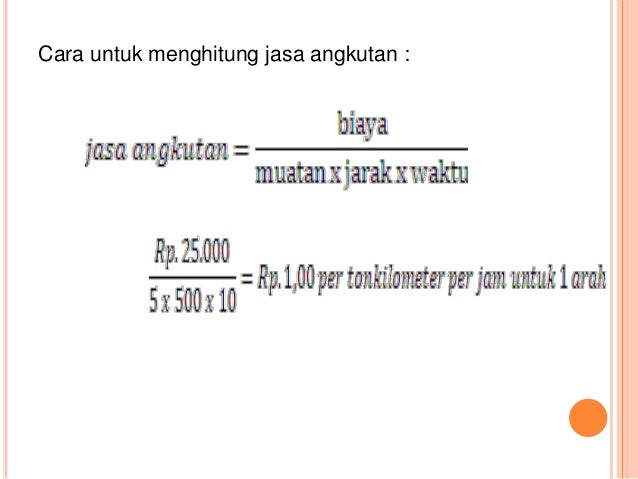 Manajemen Transportasi Materi 4