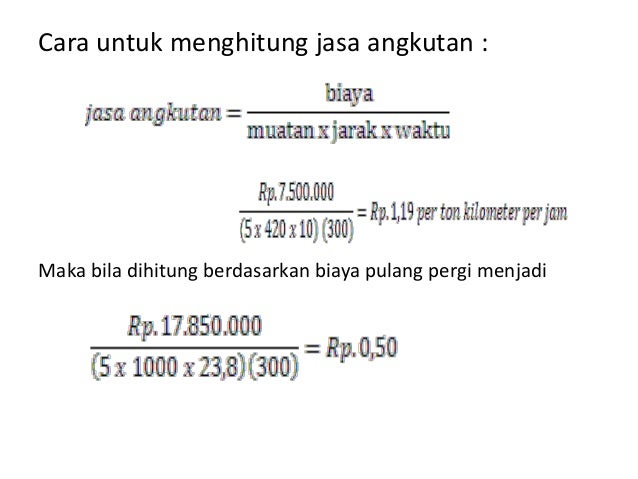 Manajemen Transportasi Materi 4