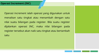 Materi 4.2 Pemrograman Bahasa Assembly 2.ppt