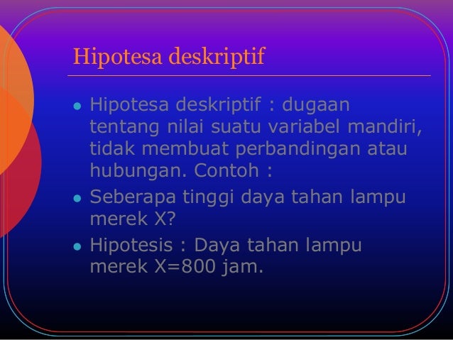 Materi 4 # analisa hipotesa = metodologi riset