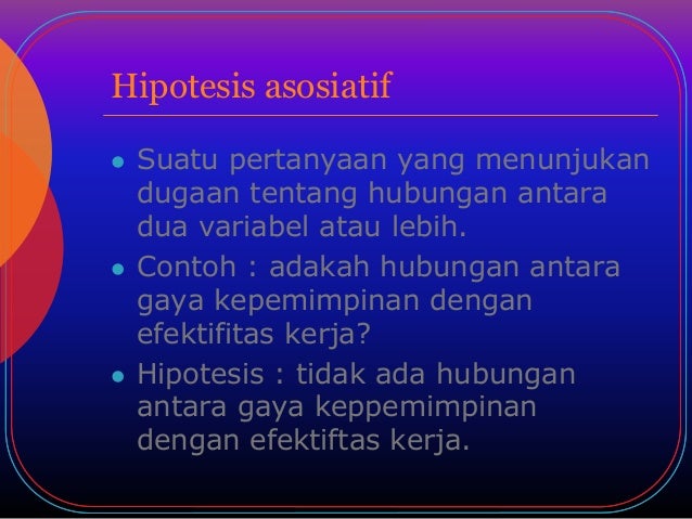 Materi 4 # analisa hipotesa = metodologi riset