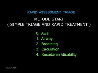 Materi 4 Triage keperawatan gawat darurat | PPTX