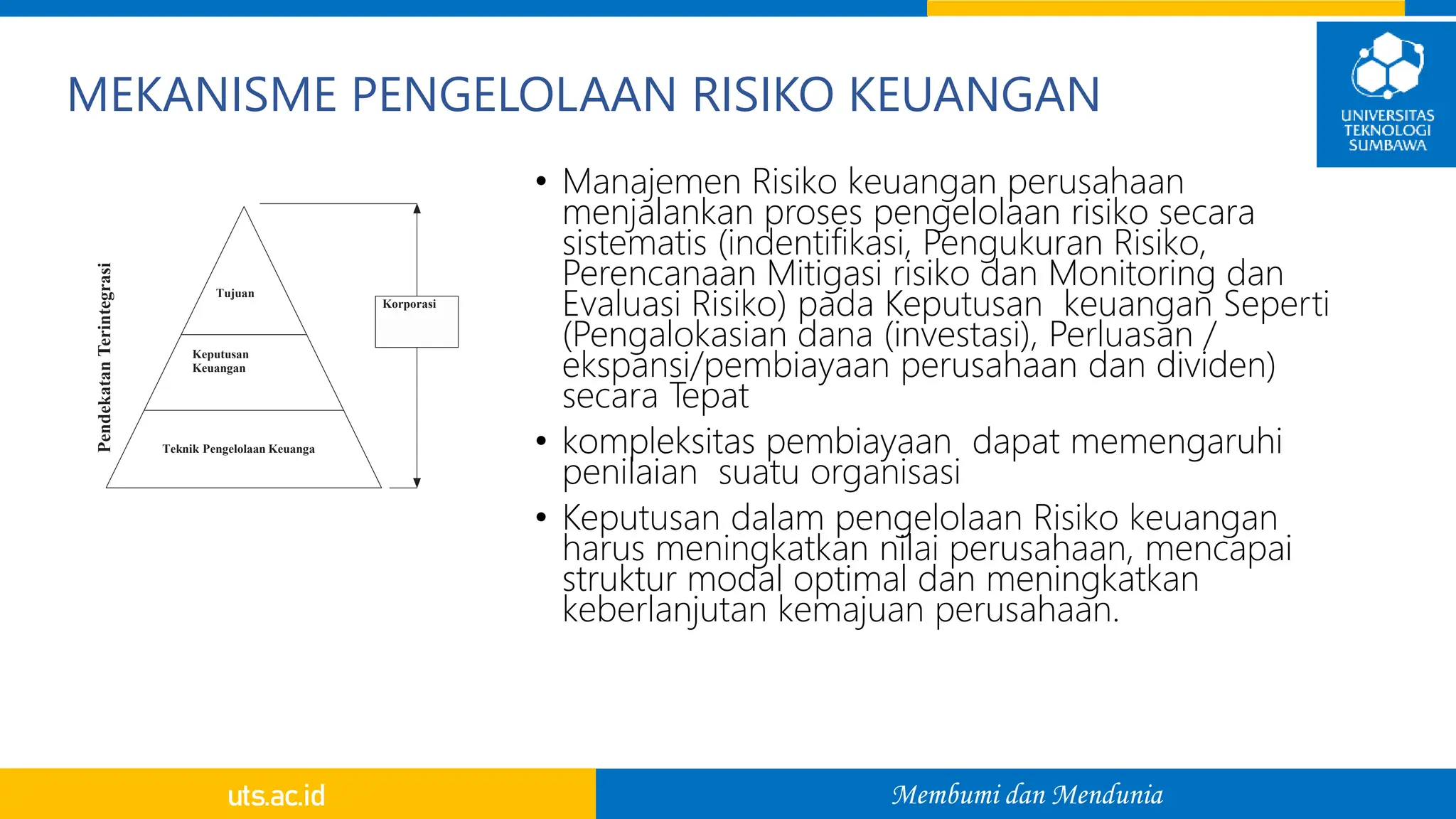 Materi 5-6 ANALISIS RISIKO BISNIS - Risiko Keuangan dan Proyek.pptx