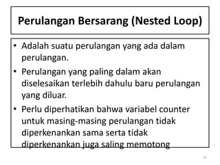Materi 6. perulangan | PPTX