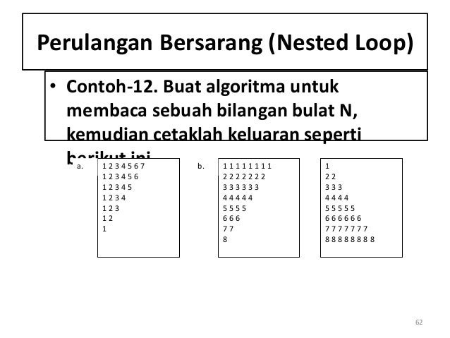 Materi 6. perulangan