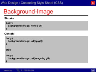 Cascading Style Sheets for Web Development | PDF