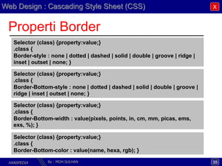Cascading Style Sheets for Web Development | PDF