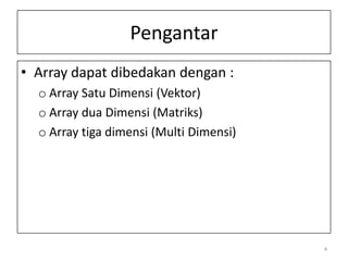 Materi 7. array | PPTX