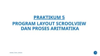 Comprehensive Guide to Android ScrollView Layout and Arithmetic ...