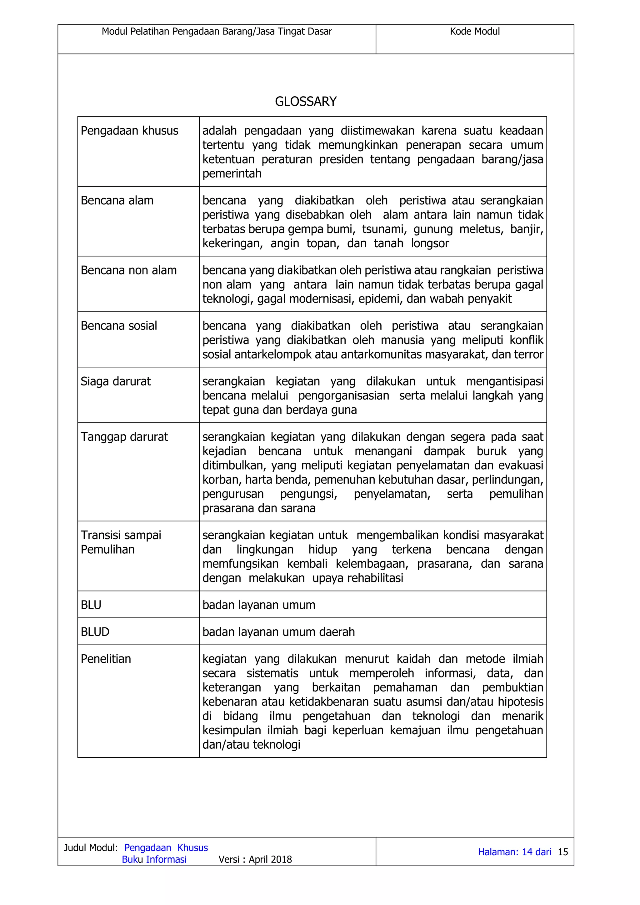 Materi 9 pengadaan khusus | PDF