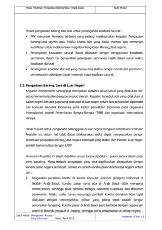 Materi 9 pengadaan khusus | PDF