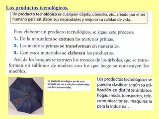 Los productos tecnológicos.