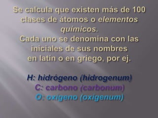 Materia.moléculas.átomos.energía.ciclo  