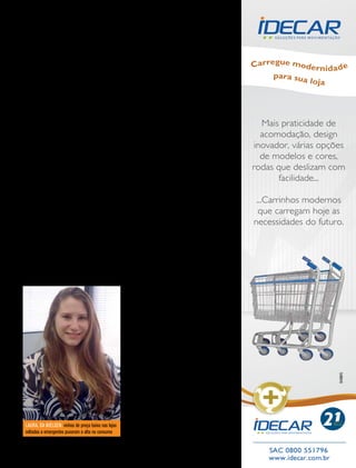 Saudabilidade é o nome do jogo. O que,             dificuldades, como o segmento dos light.
          há pouco mais de dois anos, era considera-               No grupo dos que foram beneficiados,       Carregue modernid a d e
          da uma tendência de consumo, hoje é tema              estão os sucos prontos para beber, espe-
                                                                                                                   para sua
          central na escolha dos alimentos de famílias          cialmente nas versões “família”: 800 ml                     loja
          em todas as classes sociais. Pudera. Segun-           ou 1 litro, explica a coordenadora de Aná-
          do pesquisa recente da Kantar Worldpanel,             lises Especiais da Nielsen, Laura Tonus-
          a saúde ocupa o segundo lugar no ranking              si. A categoria cresceu 21,1% no primeiro
          de preocupações do brasileiro e tira o sono           semestre de 2011 ante o mesmo período
          de 55% dos pesquisados pelo instituto.                do ano passado. Em 2010, já tinha experi-
             Portanto, parte dos brasileiros está               mentado avanço respeitável: 13,7%.
                                                                                                                Mais praticidade de
          determinada a comer melhor (39%) e a                     Ocorre que o produto surfa bem em duas       acomodação, design
          comer menos (26%). O melhor, no caso,                 ondas simultâneas e igualmente fortes. É      inovador, várias opções
          refere-se a reduzir a ingestão de sal, gor-           considerado saudável e, ao mesmo tempo,
          dura e fritura, por exemplo. De acordo                prático e saboroso. Tem conquistado lugar
                                                                                                                de modelos e cores,
          com o estudo conduzido pela Kantar, 58%               de destaque e aumentado a penetração,         rodas que deslizam com
          dos pesquisados tenta diminuir a ingestão             especialmente na mesa das classes A e B.             facilidade...
          de um desses ingredientes.                               Já o vinho – que cresceu impressio-
             Também inclui um esforço para mudar                nantes 35,5% (comparando novamente
          a dieta e incluir refeições mais equilibra-           o primeiro semestre deste ano com igual        ...Carrinhos modernos
          das (39%) e prestar mais atenção às infor-            período do ano passado, segundo a Niel-
                                                                                                                que carregam hoje as
          mações nutricionais contidas nos rótulos:             sen) – conseguiu juntar suas caracterís-
          metade dos ouvidos mudou de atitude e,                ticas funcionais a um preço competitivo,      necessidades do futuro.
          agora, dá mais valor a esses dados.                   que permitiu aliviar parte da demanda
             Isso significa mais vendas? Não necessa-           reprimida das classes C e D pela bebida.
          riamente. Na prática, algumas categorias              “Foram os vinhos de preço baixo, nas lojas
          de produtos foram beneficiadas pelo apelo             voltadas para os emergentes, que puxaram
          saudável, como os orgânicos, os vinhos, os            essa alta”, explica Tonussi, da Nielsen.
          funcionais. Mas outras ainda encontram                   Das propriedades saudáveis do vinho,
                                                                como diminuir a incidência do chamado
                                                                colesterol ruim (ligado à aterosclerose) e
arquivo




                                                                diminuir a formação de coágulos, a maio-
                                                                ria delas também está presente no suco
                                                                de uva integral, “hit” entre a classe média
                                                                bem informada. Tanto é assim que a Vi-
                                                                nícola Aurora, por exemplo, duplicou sua
                                                                produção de uvas para sucos desde 2008,
                                                                conquistou selo da Sociedade Brasileira de
                                                                Cardiologia e ainda diversificou as uvas
                                                                empregadas na produção do suco integral,
                                                                acrescentando à linha as uvas verdes.
                                                                   Os orgânicos também vêm tendo avan-



                                                                                                                +
                                                                ços significativos. “Trata-se de um grupo
                                                                de produtos que cresce entre 30% e 40%
                                                                ao ano. O desempenho só não é melhor
                                                                porque não temos muitos insumos orgâni-
                                                                cos no País para ampliar a oferta”, explica
           Laura, da Nielsen: vinhos de preço baixo nas lojas   a gerente comercial de Orgânicos do Pão
           voltadas a emergentes puxaram a alta no consumo
                                                                de Açúcar, Sandra Caires.

                                                                                                                  SAC 0800 551796
                                                                                                                                 47
                                                                                                                  www.idecar.com.br
                                                                                                                abril 2012 SuperVarejo
 