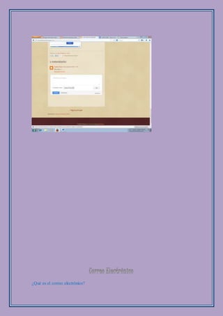 ¿Qué es el correo electrónico?
 