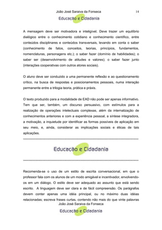 material didatico para educacao a distancia