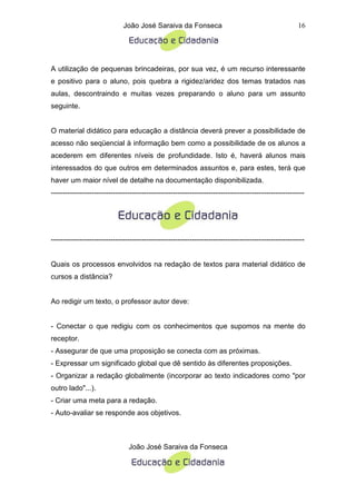 material didatico para educacao a distancia