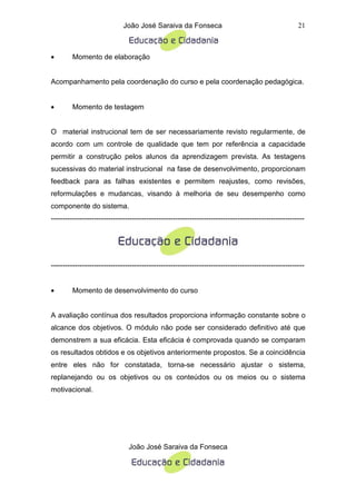 material didatico para educacao a distancia