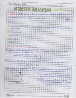 Funciones racionales