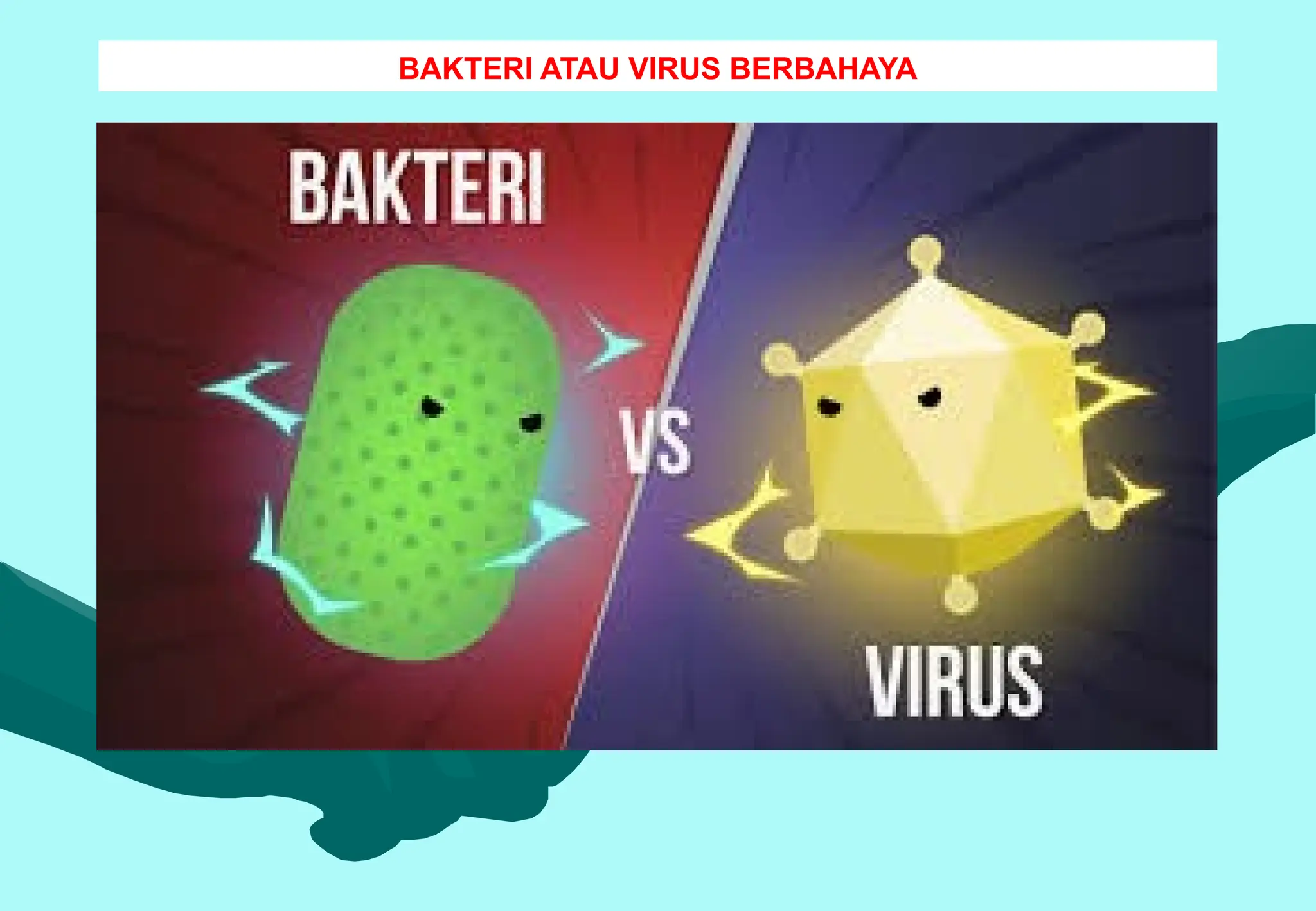 BAKTERI ATAU VIRUS BERBAHAYA
 