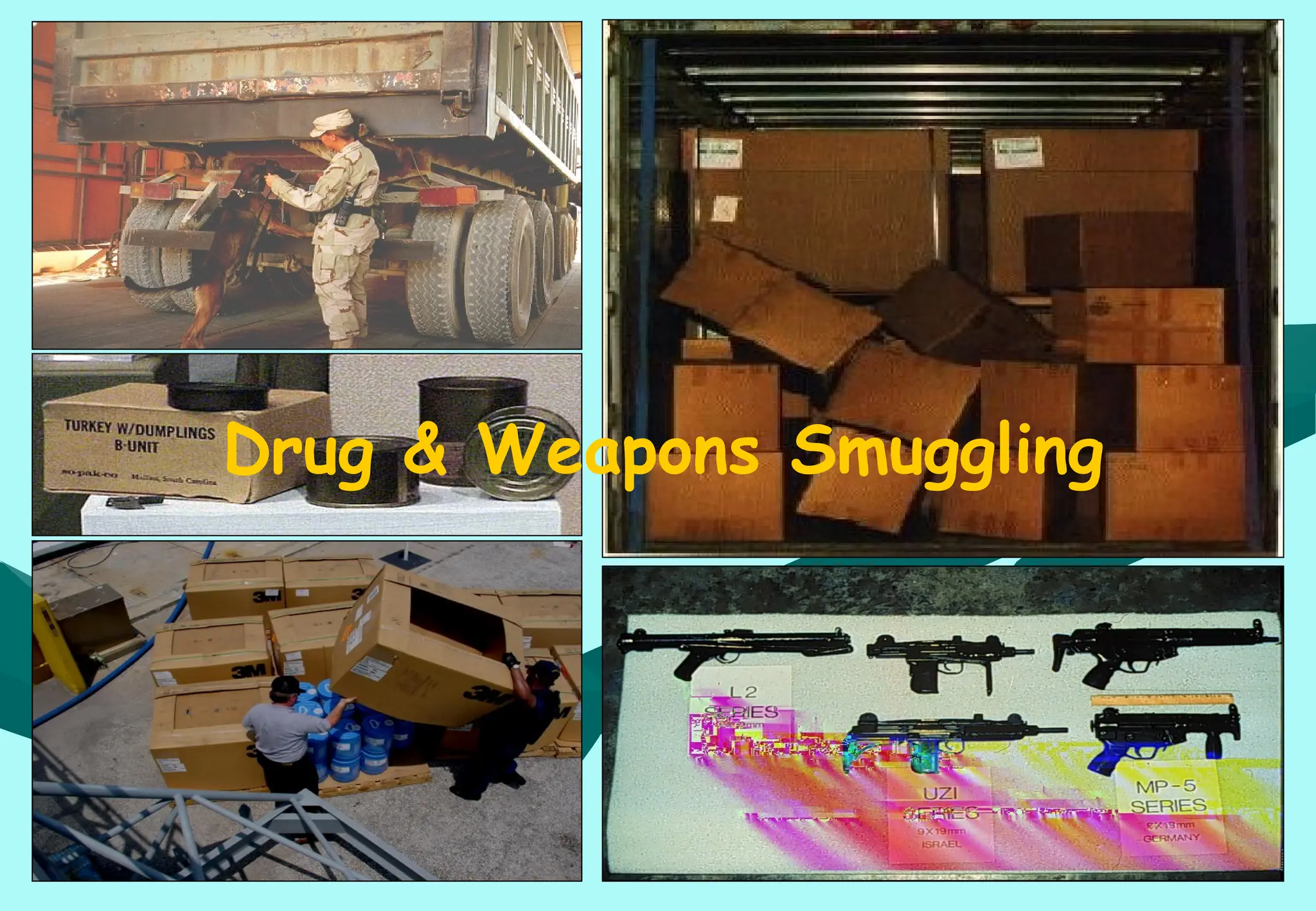 Drug & Weapons Smuggling
 