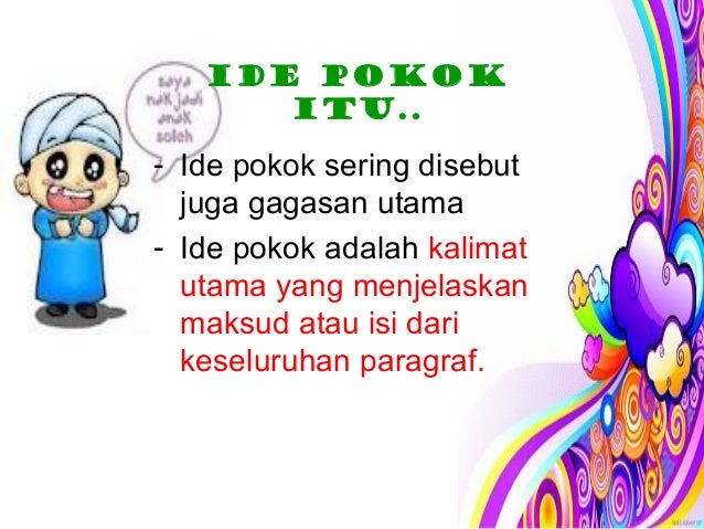 Materi ajar b ind ide  pokok  kls 4