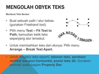 Materi ajar corel draw 11 | PPT