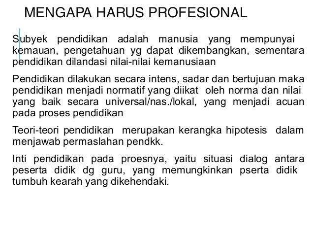 Materi Ajar Profesi Kependidikan