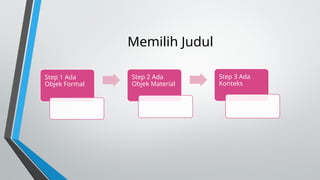 Membangun Struktur Logika Riset: Fondasi Berpikir Ilmiah yang ...