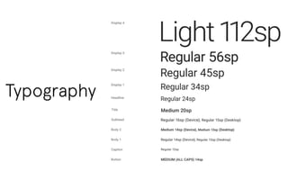 Typography 
 
