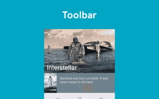 Toolbar 
 