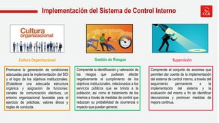 Material - Capacitación Implementación del Sistema de Control Interno ...