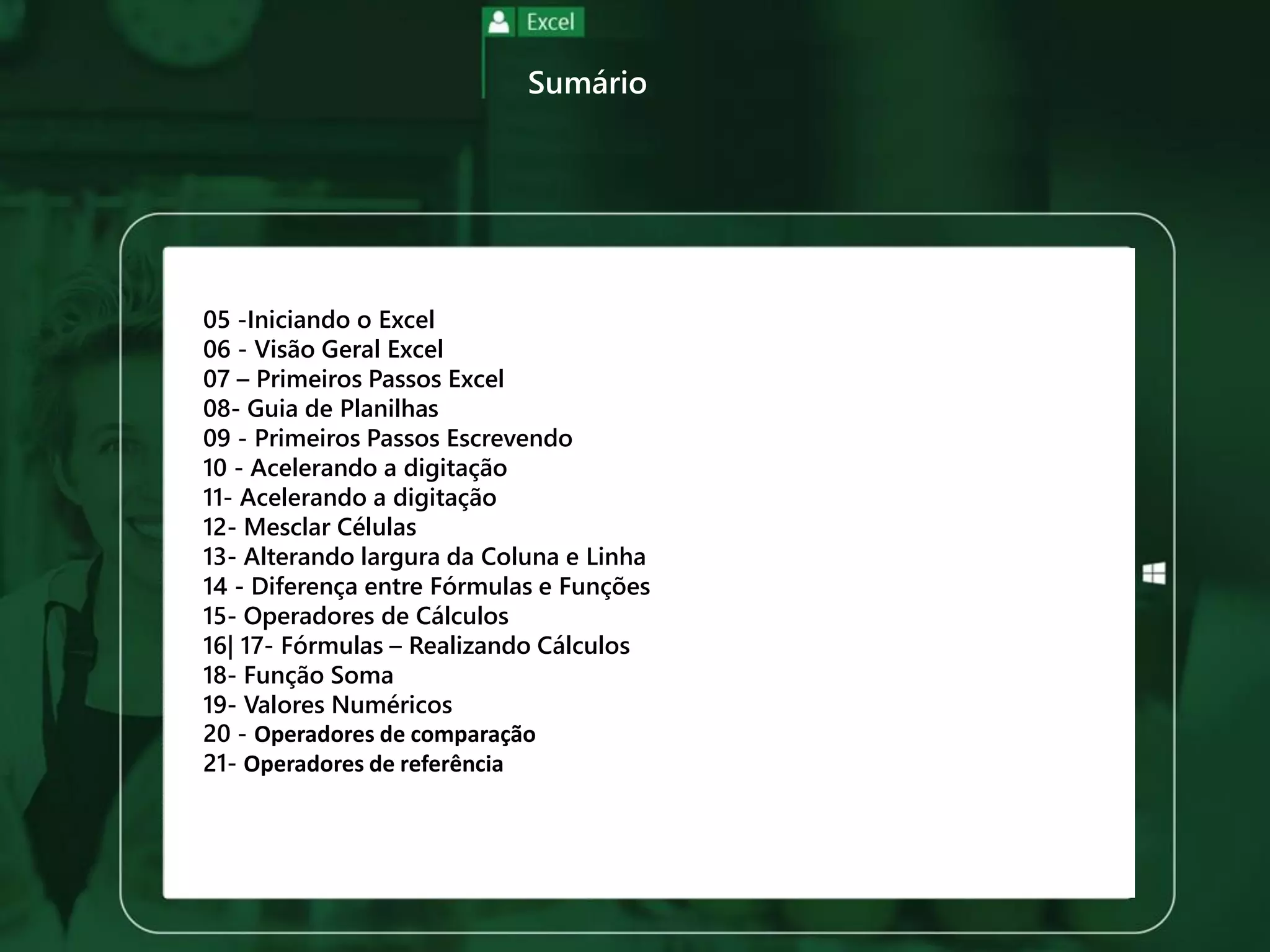 Apostila microsoft office excel 2016 ppt